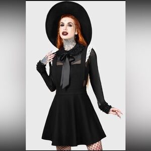 NWT KILLSTAR Oriel Pinafore Dress